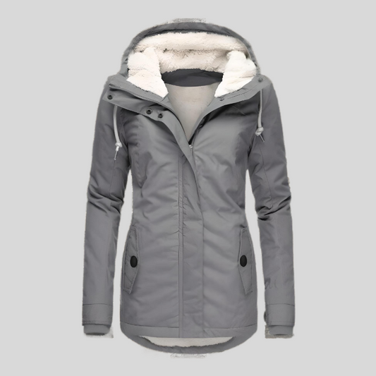 Langer Wintermantel mit Kapuze- Dicke Warme Jacke – Jacke & Mantel