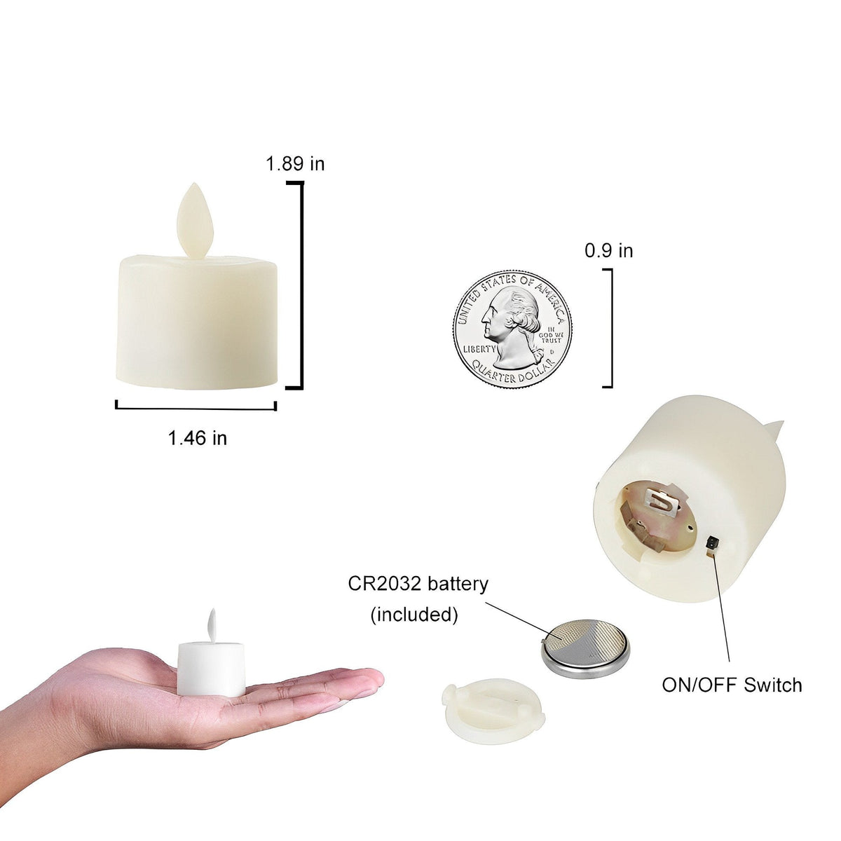 LED Kerzen flammenlos – Pelanva – Ansicht 6