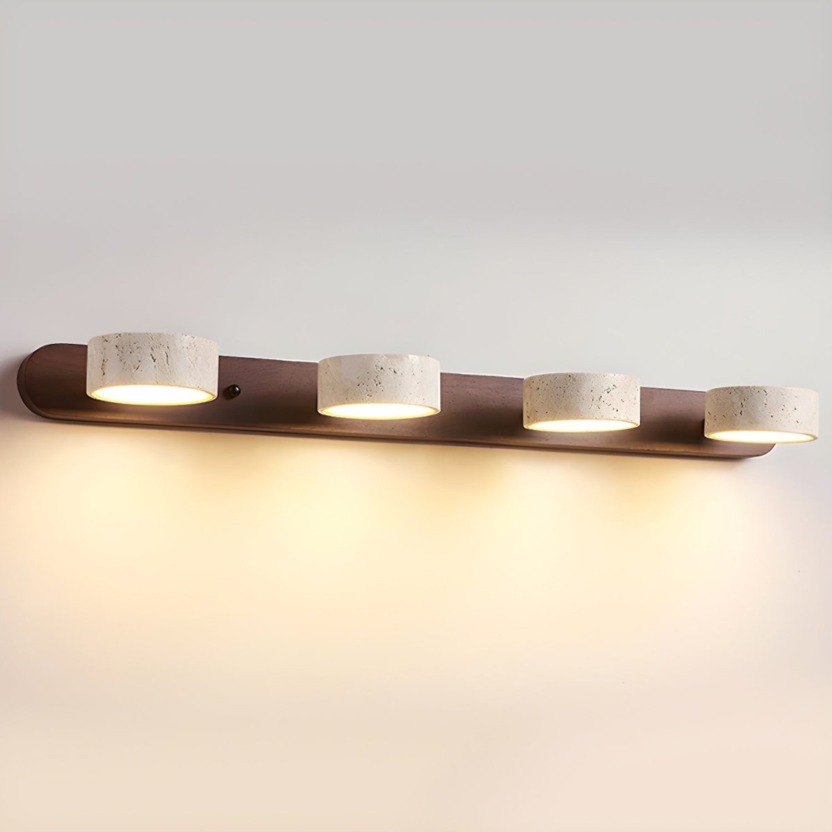 LED Wandleuchte aus Travertin für architektonischen Luxus – Pelanva – Ansicht 11
