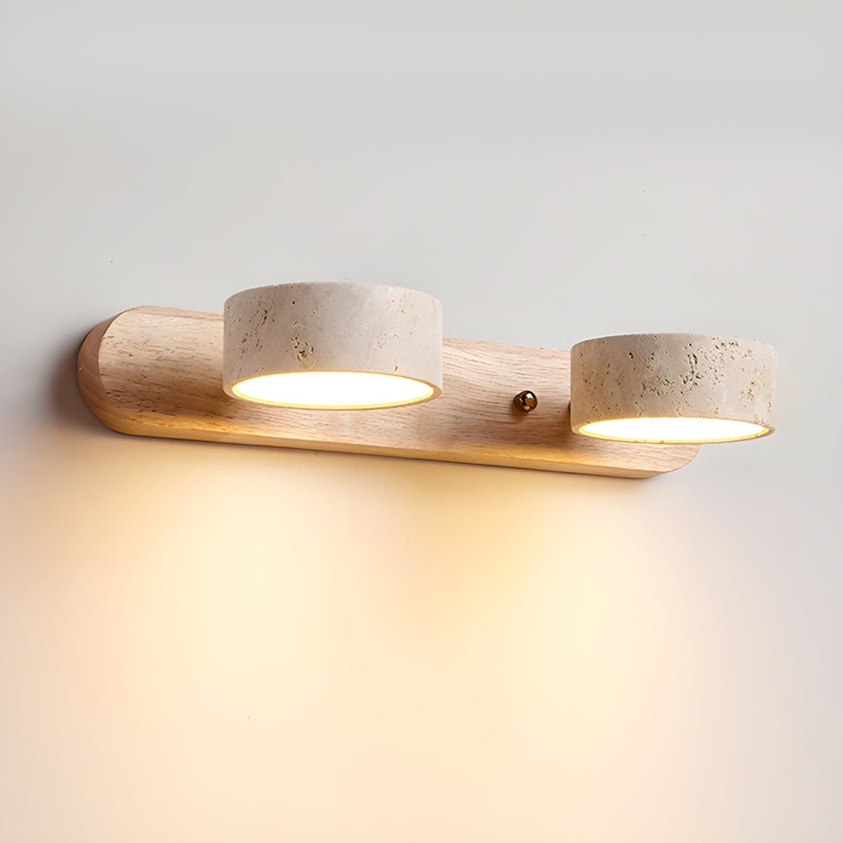 LED Wandleuchte aus Travertin für architektonischen Luxus – Pelanva – Ansicht 12