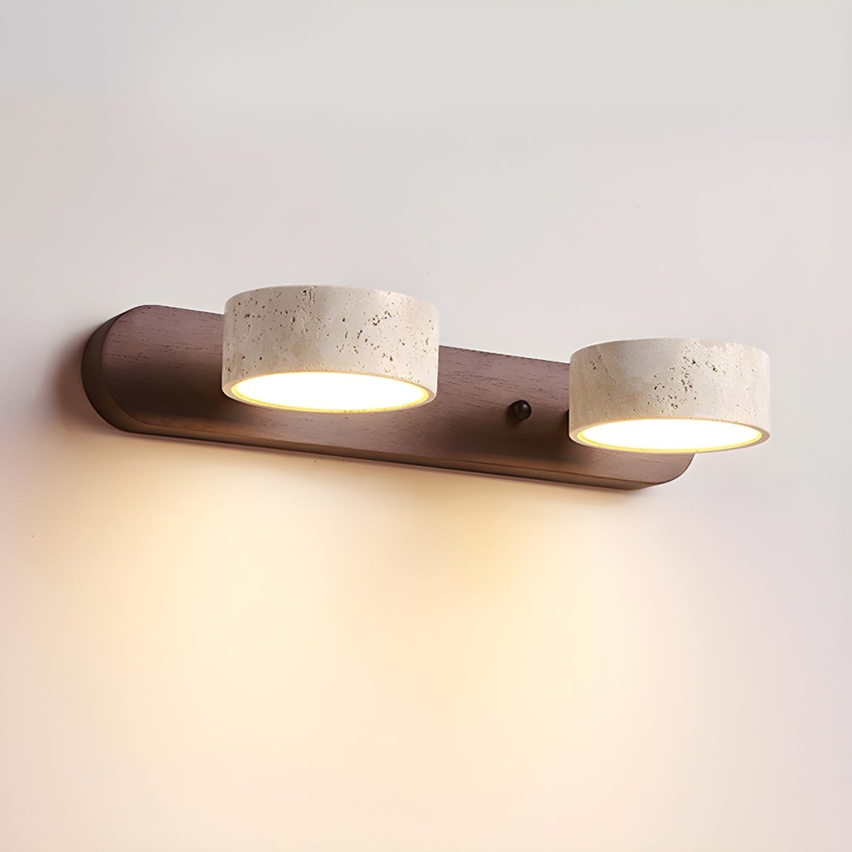 LED Wandleuchte aus Travertin für architektonischen Luxus – Pelanva – Ansicht 2