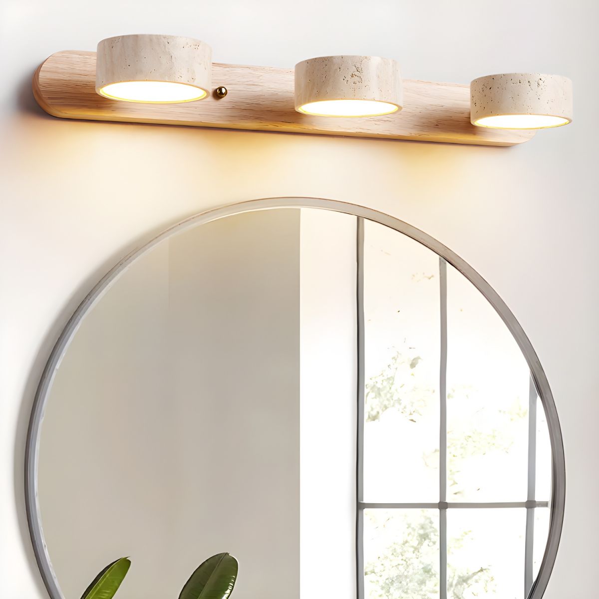 LED Wandleuchte aus Travertin für architektonischen Luxus – Pelanva – Ansicht 5
