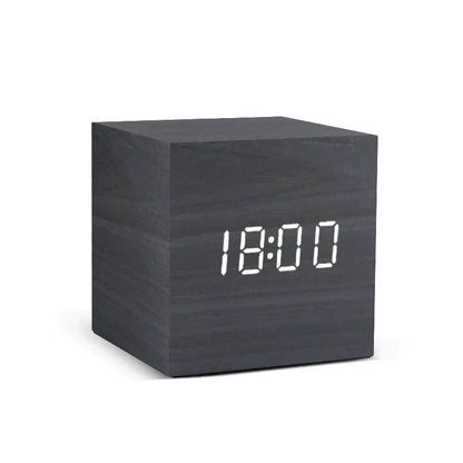 LED Wecker Holz – Pelanva – Ansicht 3