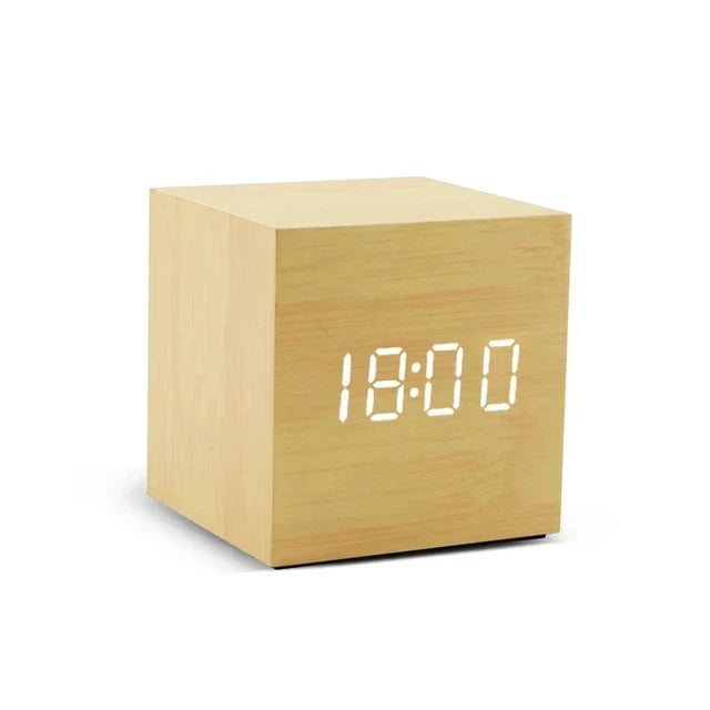 LED Wecker Holz – Pelanva – Ansicht 5