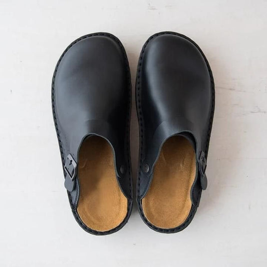 Leder Clogs Herren – Pelanva