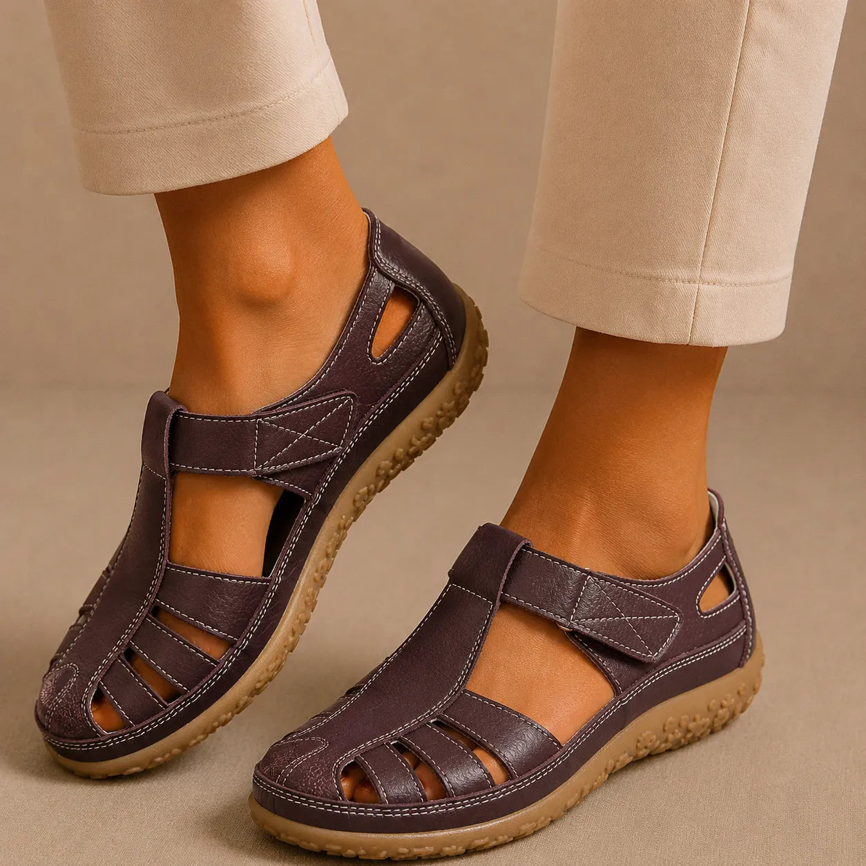 Leder-Sandalen – Ansicht 22