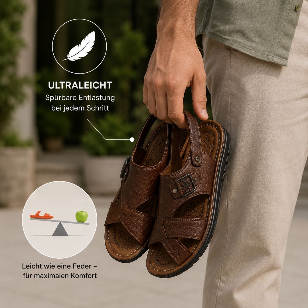Leder-Sandalen – Ansicht 10