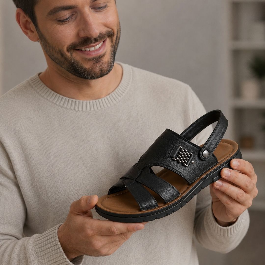 Leder-Sandalen – Ansicht 18
