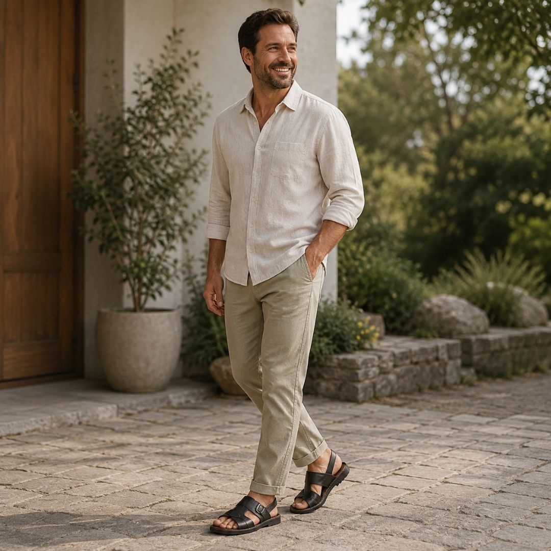Leder-Sandalen – Ansicht 19