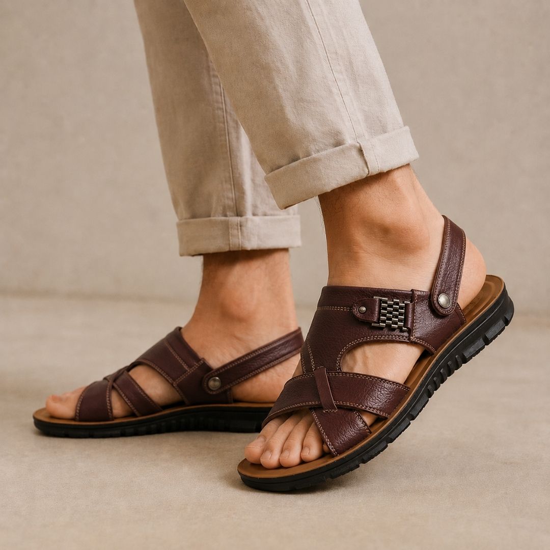 Leder-Sandalen – Ansicht 22