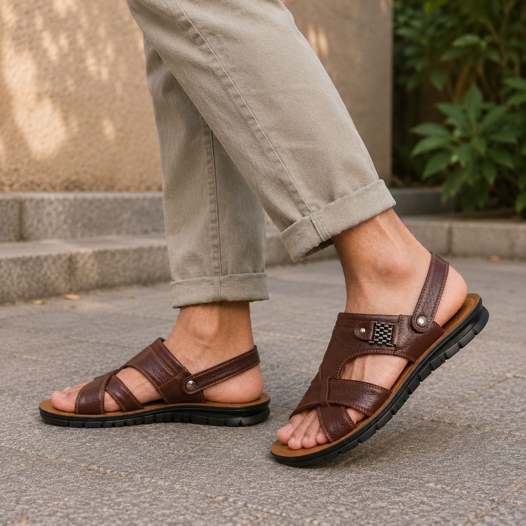 Leder-Sandalen – Ansicht 4
