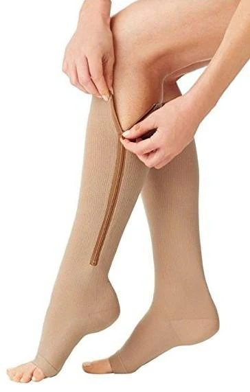 Leonie - Unisex Kompressionsstrümpfe mit Reißverschluss für optimale Unterstützung (2 + 1 GRATIS)
