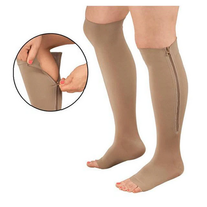 Leonie - Unisex Kompressionsstrümpfe mit Reißverschluss für optimale Unterstützung (2 + 1 GRATIS)