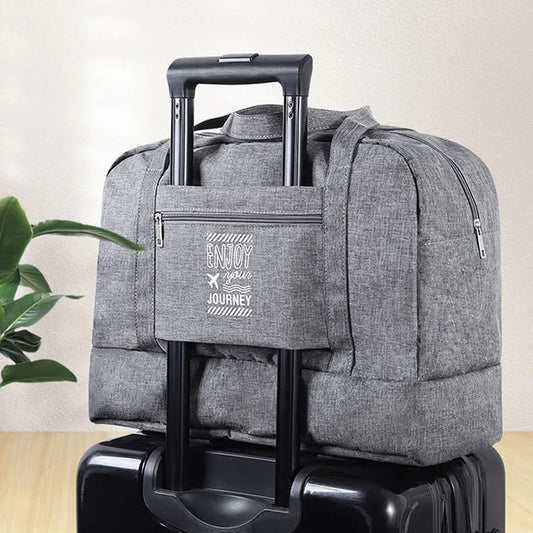 Lugviva Faltbare Reisetasche für Damen| Große Wochenendtasche aus Oxford-Gewebe| Handgepäck-Tasche für Reisen, Alltag & Sport