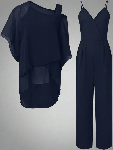 Luxus-Chiffon-Set für elegante Abende – Bekleidungsset
