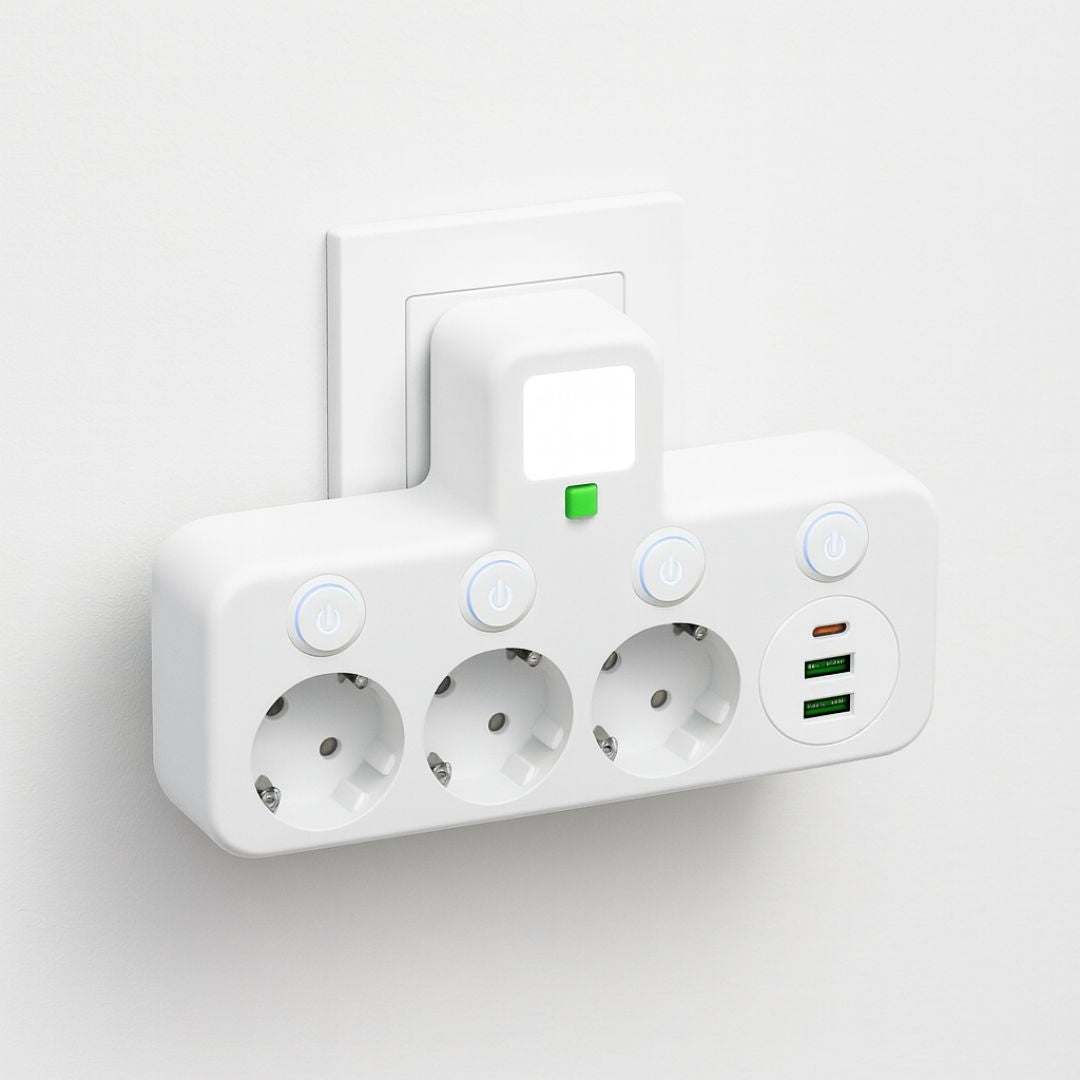Mehrfachsteckdose mit USB und Schalter – Pelanva – Ansicht 3