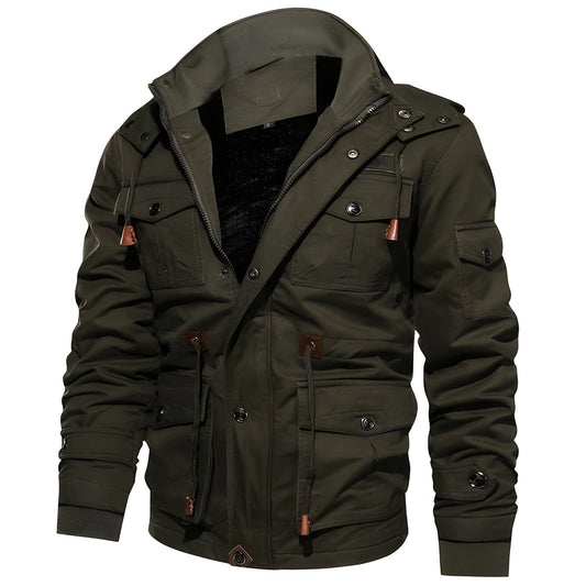 Militärjacke mit mehreren Taschen – Jacke & Mantel