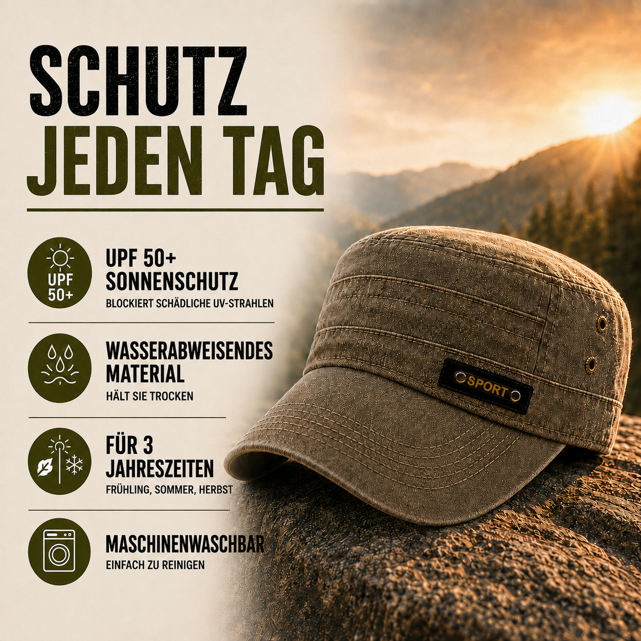 Militärkappe – Pelanva – Ansicht 5