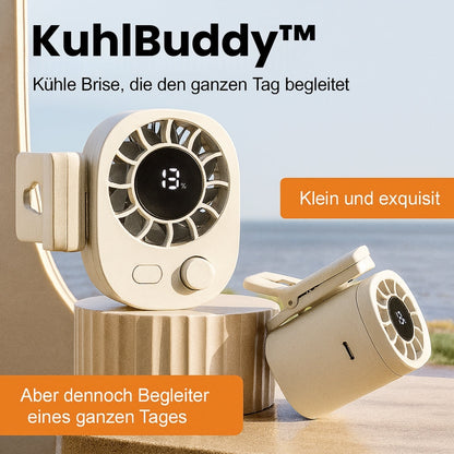 Mini Clip-Ventilator mit Akku und LED-Display – Pelanva – Ansicht 3