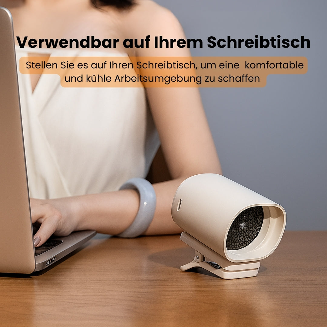 Mini Clip-Ventilator mit Akku und LED-Display – Pelanva – Ansicht 5
