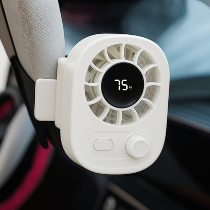 Mini Clip-Ventilator mit Akku und LED-Display – Pelanva – Ansicht 7