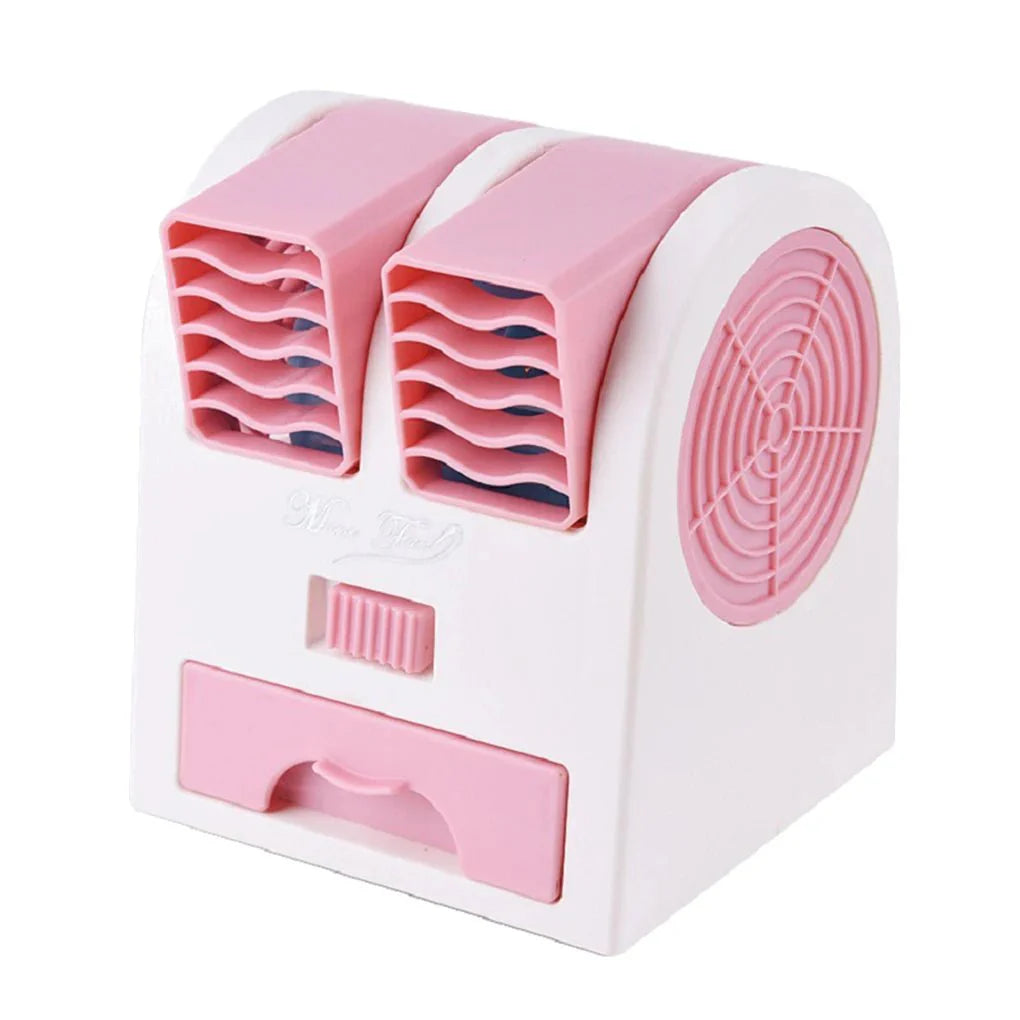 Mini Klimaanlage USB mit leisem Betrieb & Doppel-Luftauslass – Pelanva – Ansicht 8