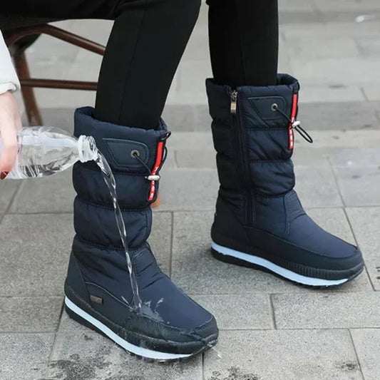 Mode Winter-Schneestiefel – Stiefel