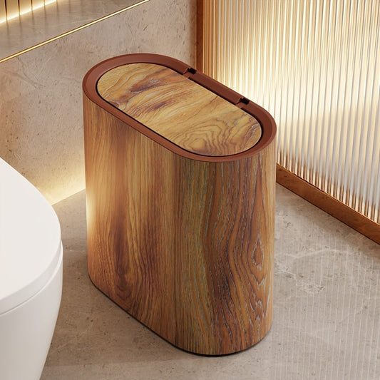 Eleganter Mülleimer im Marmordesign – Pelanva