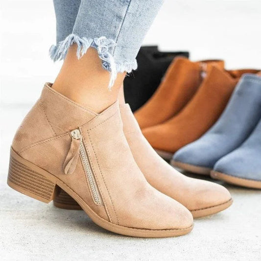 orthopaedische damenstiefel leder – Pelanva – Ansicht 1