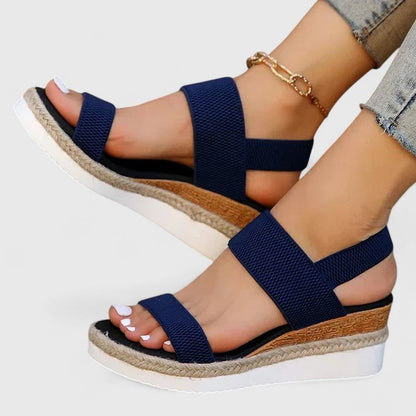 Orthopädische Sandalen für Damen mit gepolsterter Sohle – Pelanva – Ansicht 10