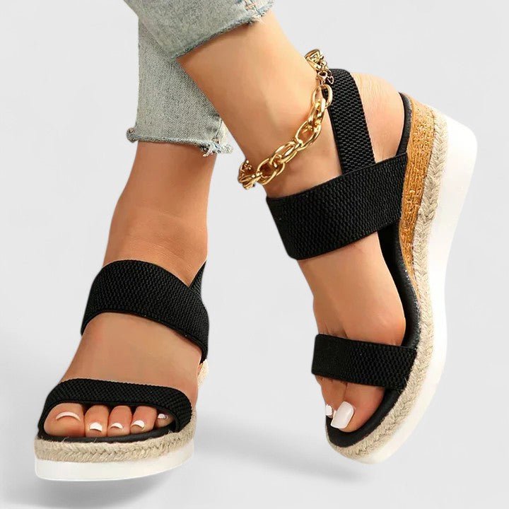 Orthopädische Sandalen für Damen mit gepolsterter Sohle – Pelanva – Ansicht 4