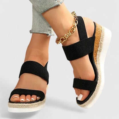 Orthopädische Sandalen für Damen mit gepolsterter Sohle – Pelanva – Ansicht 4