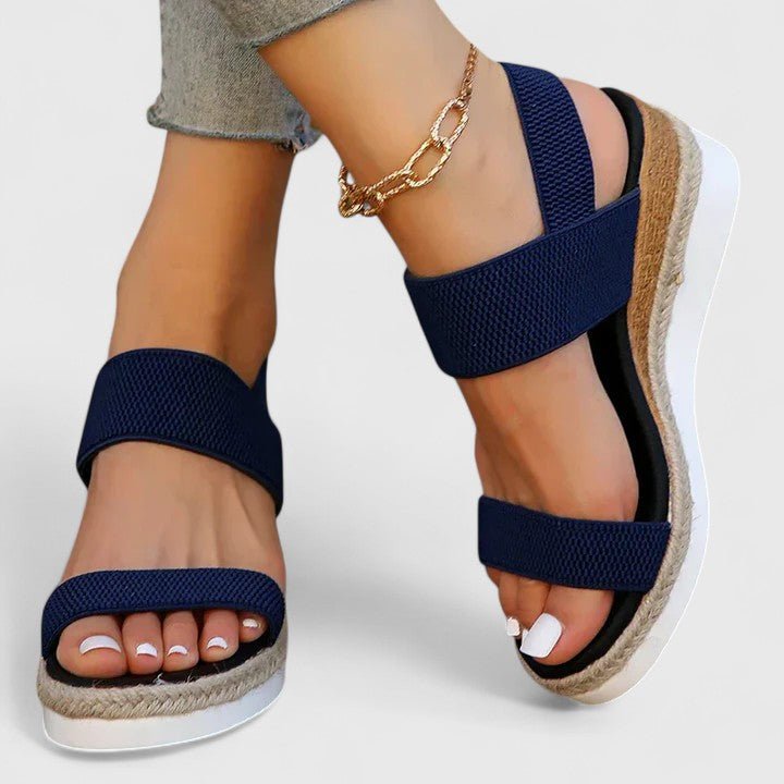 Orthopädische Sandalen für Damen mit gepolsterter Sohle – Pelanva – Ansicht 6
