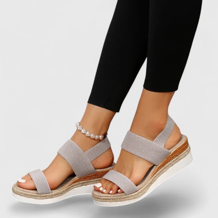 Orthopädische Sandalen für Damen mit gepolsterter Sohle – Pelanva – Ansicht 7
