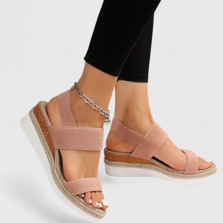 Orthopädische Sandalen für Damen mit gepolsterter Sohle – Pelanva – Ansicht 8