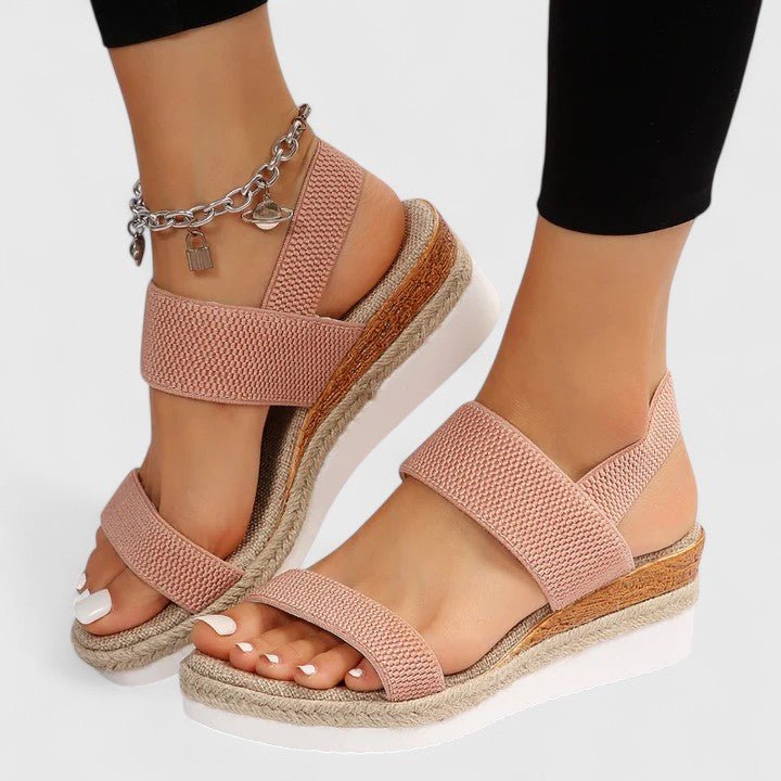 Orthopädische Sandalen für Damen mit gepolsterter Sohle – Pelanva – Ansicht 9