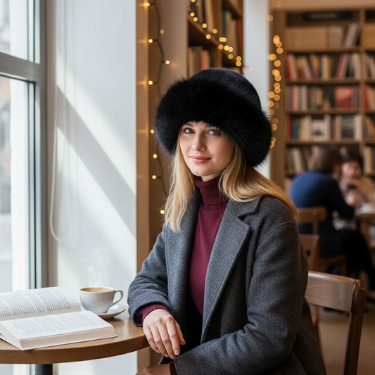 Pelanva – Elegante Damen Winter-Pelzmütze für warme
