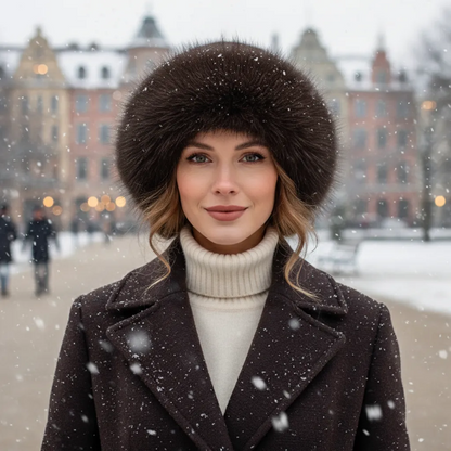 Pelanva – Elegante Damen Winter-Pelzmütze für warme