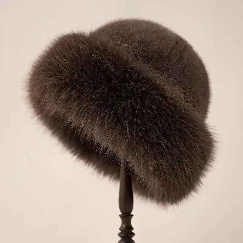 Pelanva – Elegante Damen Winter-Pelzmütze für warme