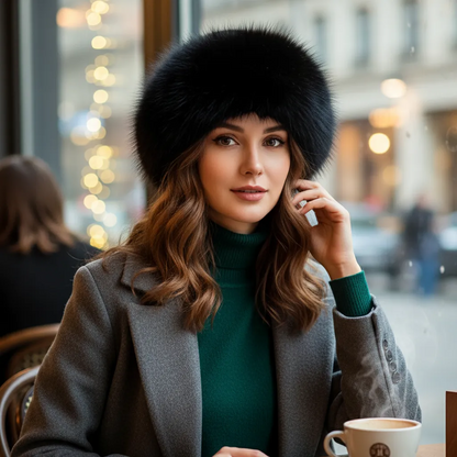 Pelanva – Elegante Damen Winter-Pelzmütze für warme