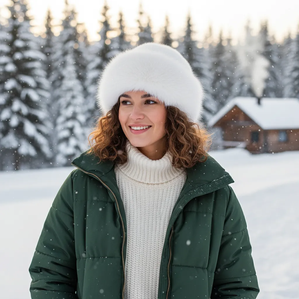 Pelanva – Elegante Damen Winter-Pelzmütze für warme