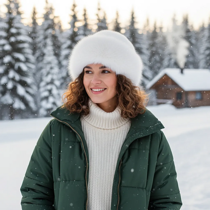 Pelanva – Elegante Damen Winter-Pelzmütze für warme