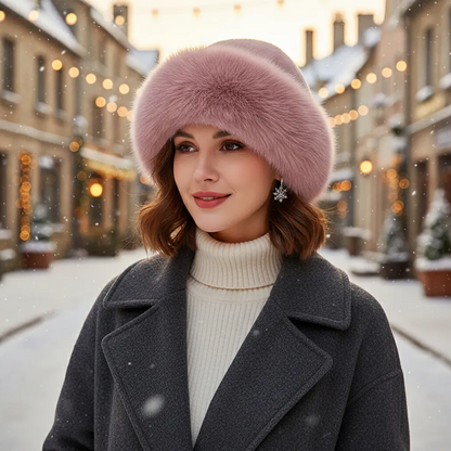 Pelanva – Elegante Damen Winter-Pelzmütze für warme