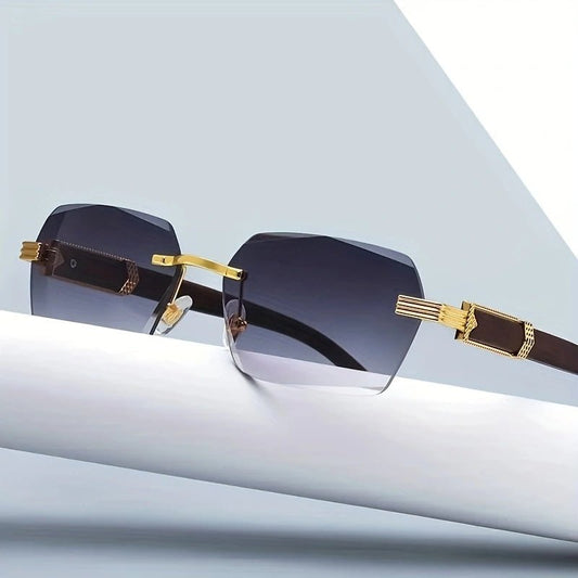 Pelanva Sonnenbrille - Randlos - Facettierte Linsen | Rava
