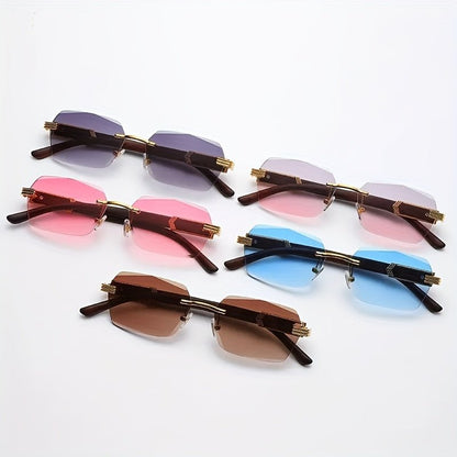 Pelanva Sonnenbrille - Randlos - Facettierte Linsen | Rava