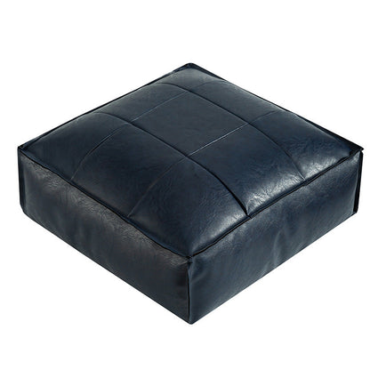 Marokkanisches Kunstleder-Pouf mit Muster, Farbauswahl – Pelanva