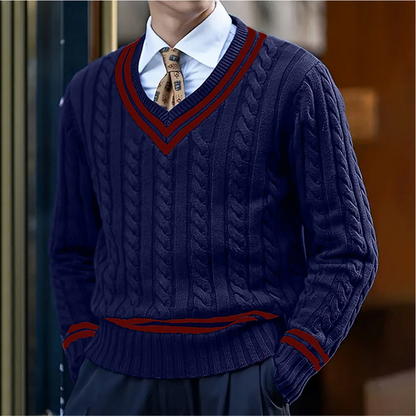Pullover Herren V-Ausschnitt – Pelanva – Ansicht 5
