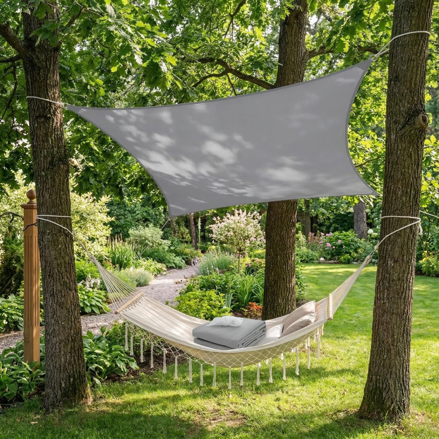 Rico – Wasserdichtes rechteckiges Sonnensegel für Terrasse und Balkon