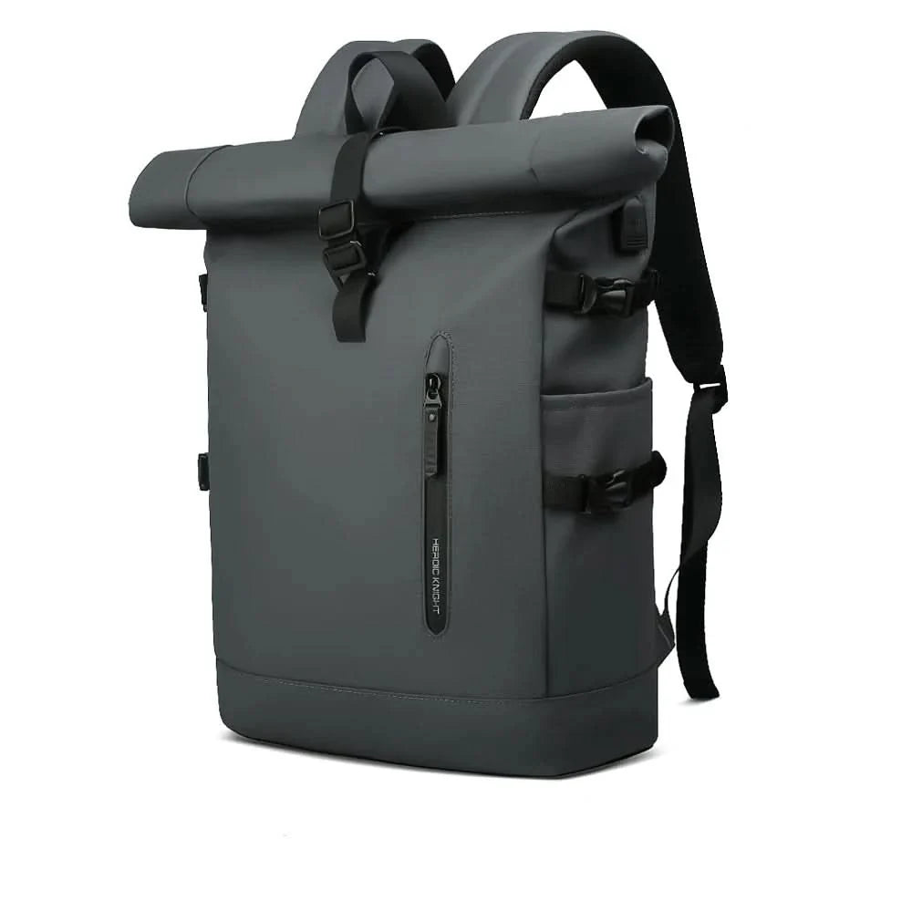 Erweiterbarer Rolltop-Rucksack mit Laptopfach und großem Volumen – Pelanva – Ansicht 13