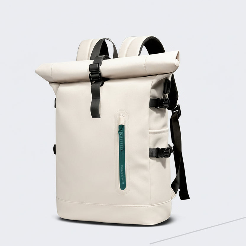 Erweiterbarer Rolltop-Rucksack mit Laptopfach und großem Volumen – Pelanva – Ansicht 5
